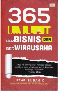 365 Mindset  Berbisnis dan Berwirausaha