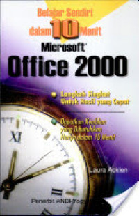 Belajar Sendiri dalam 10 Menit Microsoft Office 2000