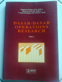 Dasar-dasar Operations Research