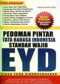 Pedoman Pintar Tata Bahasa Indonesia Standar Wajib EYD