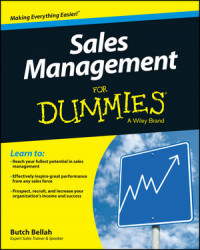 Sales Management for Dummies : A Wiley Brand